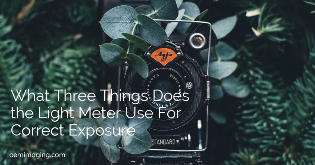 What Three Things Does the Light Meter Use For Correct Exposure